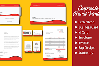 design corporate brand identity and stationery