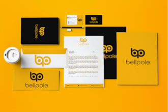 design your brand logo, corporate identity, and style guide
