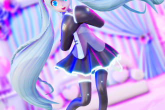 create a render of your character using mmd