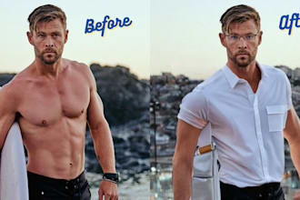 make your profile picture into professional photo