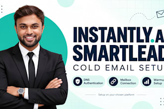 set up instantly ai and smartlead for cold email outreach