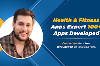 create a complete health and fitness mobile application