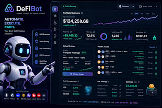 create defi bots trading bot in go