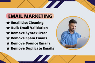 do bulk email validation, verification and email list cleaning service