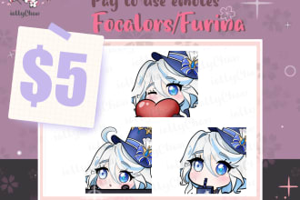 give you a pack of premade anime chibi emotes