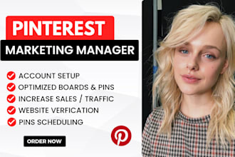 be your professional pinterest marketing manager