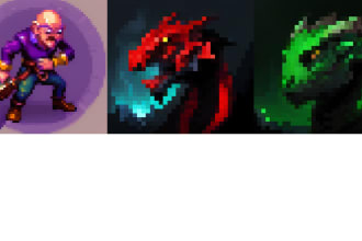 design 1 to 1 pixel art using aseprite