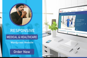 design healthcare website, dental website and hospital website