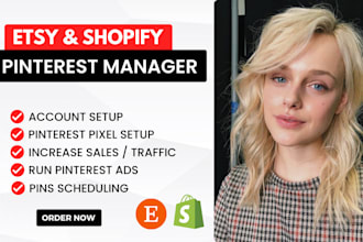 do pinterest marketing for your etsy, shopify store