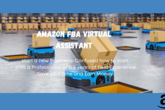 be your amazon fba virtual assistant and store VA