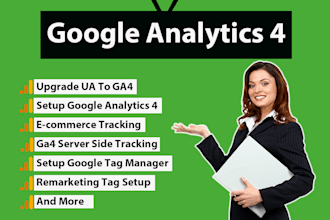 setup or fix google analytics 4, ga4 ecommerce tracking with GTM