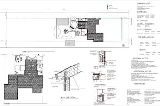 create deck construction drawing, plans for building permit