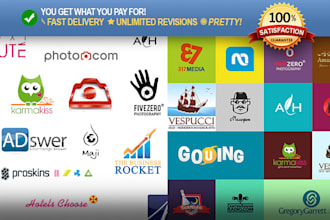 design a professional logo with revisions