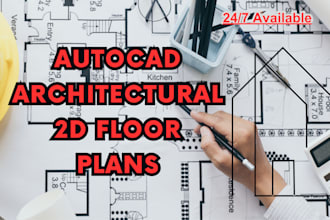 draft architectural blueprint, floor plan drawing in autocad