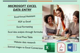 excel data analysis, splitting and convert PDF to excel