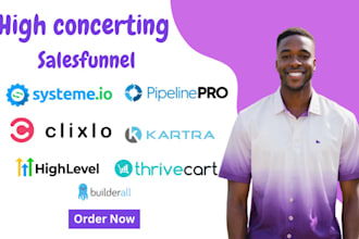 setup pipelinepro gohighlevel builderall clixlo thrivecart systeme io kartra