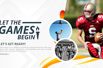 create engaging flyers or posters for education or recreation and sports events