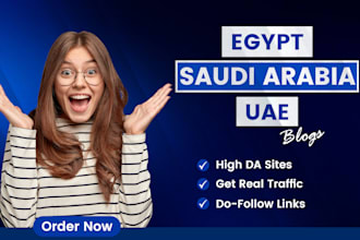 do guest post on uae, saudi arabia and egypt blogs
