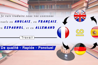 translate from english german to french and vice versa