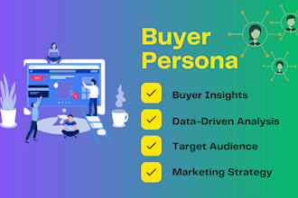 do buyer persona and find the secrets of the target audience