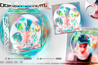 create a stunning hyper y2k aesthetic cover for your album or single
