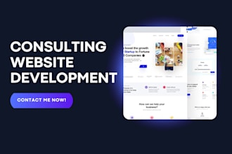 develop your custom consulting website