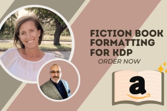 format your fiction book for amazon KDP