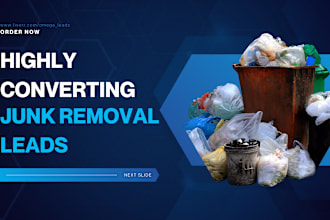 generate junk removal leads junk cleaning leads moving leads transport leads