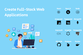 develop full stack web apps with reactjs, nextjs, nestjs, firebase, graphql