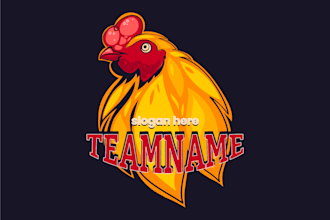 design a modern chickens logo