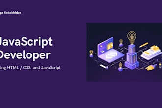 do professional html, css and js development services