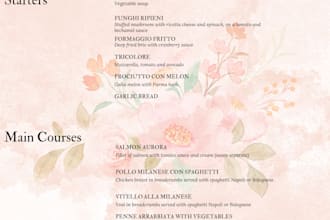 exclusive menu cards for your parties, restaurants , cafe and hotels