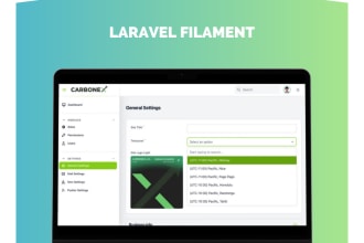 make a laravel filament application for your starter project