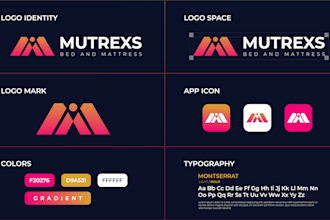 design and redesign modern logo brand style identity guidelines professionally