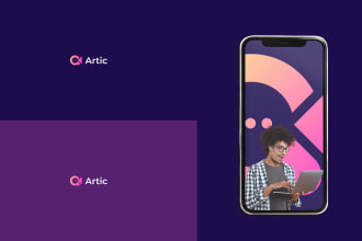 design a trendy app icon or web icon with brand identity