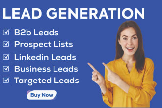 do b2b lead generation, linkedin leads, prospect lists, and email list