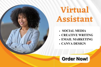 be creative executive personal administrative virtual assistant social media