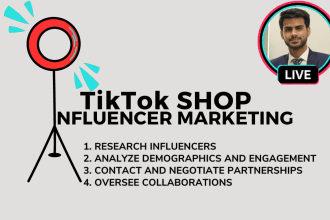find best tiktok influencers and influencers outreach for tiktok shop