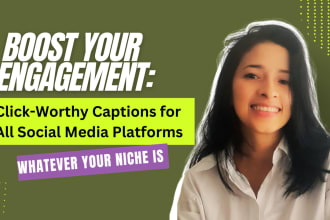 write engaging instagram copy and social media captions