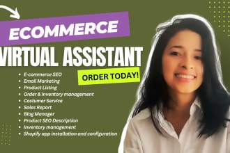 be your shopify virtual assistant