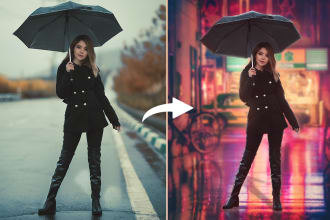 do realistic photo manipulation,blend images in photoshop