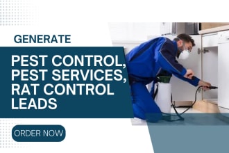 generate pest control fumigation cleaning service mold removal lawn care leads