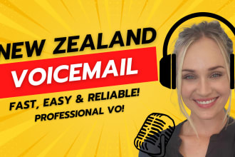 be your kiwi voice for voice mail and IVR