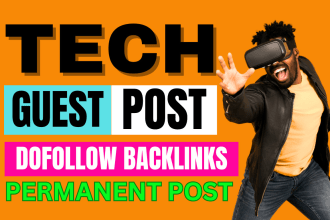 do high quality tech guest posting on high da