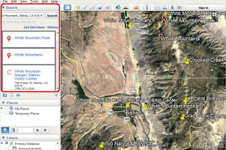 do location refinement of your provided kml or kmz