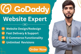 design responsive godaddy website