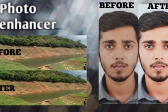 fix blurry photos, upscale and enhance resolution of image