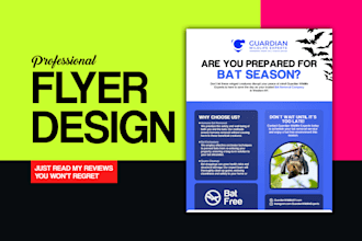do awesome flyer designs and marketing materials in 4 hours