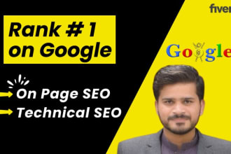 do website audit on page SEO and technical optimization