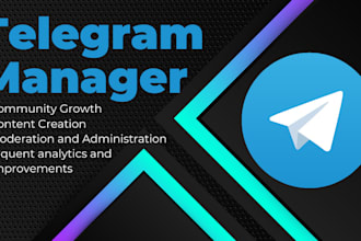 be your telegram manager